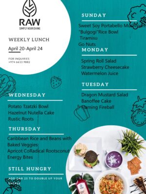 Power Lunch Weekly Meal Plan