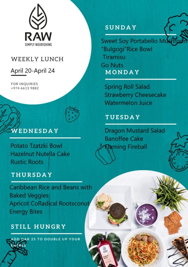 Power Lunch Weekly Meal Plan
